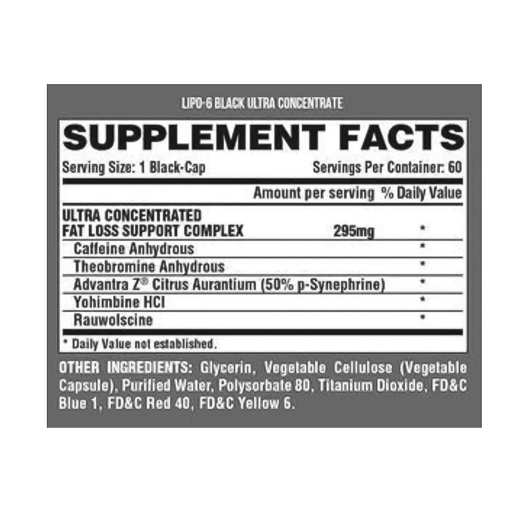 LIPO 6 BLACK ULTRA CONCENTRADO - 60 CAPS - Image 2