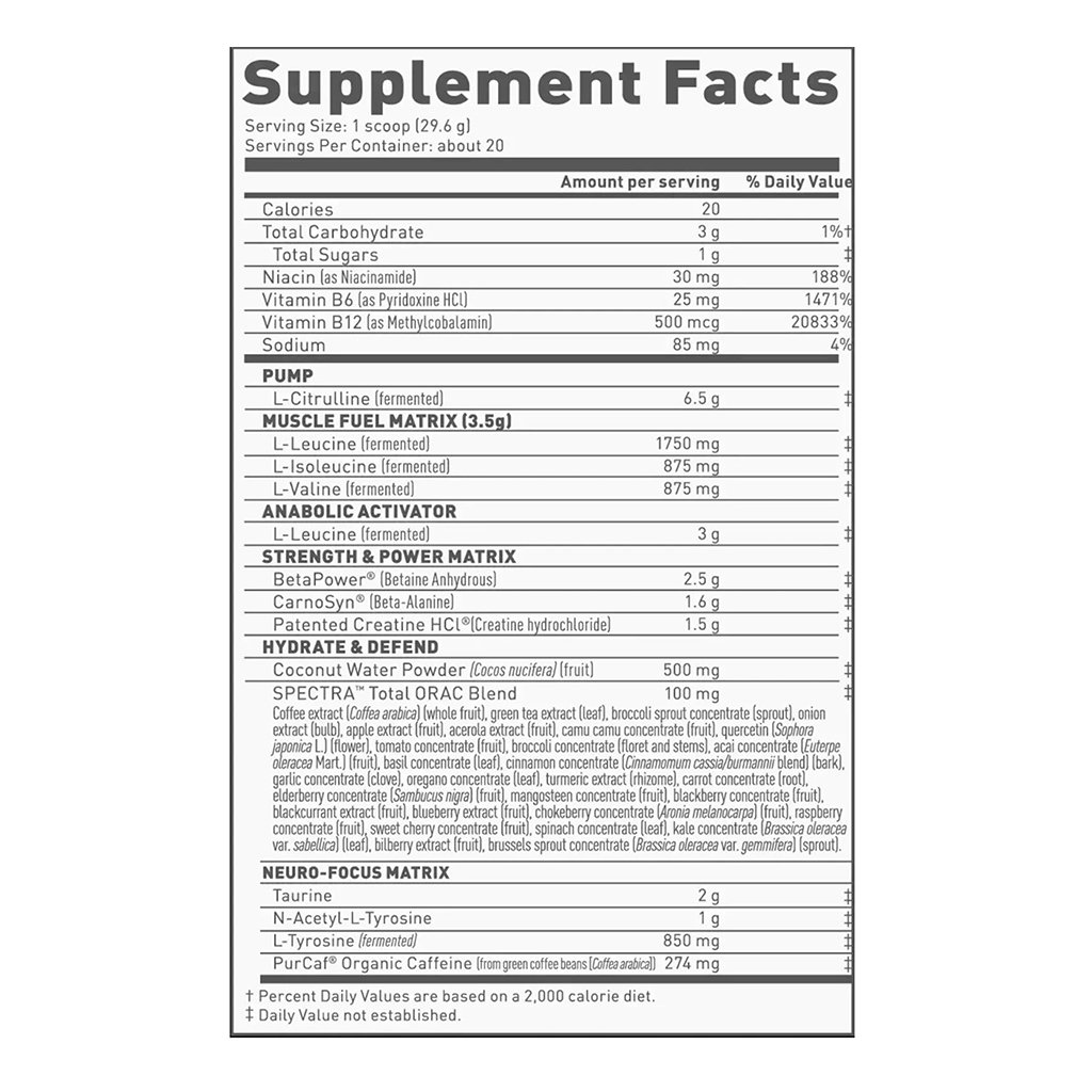 PRE KAGED - 20 SERVINGS - Image 2