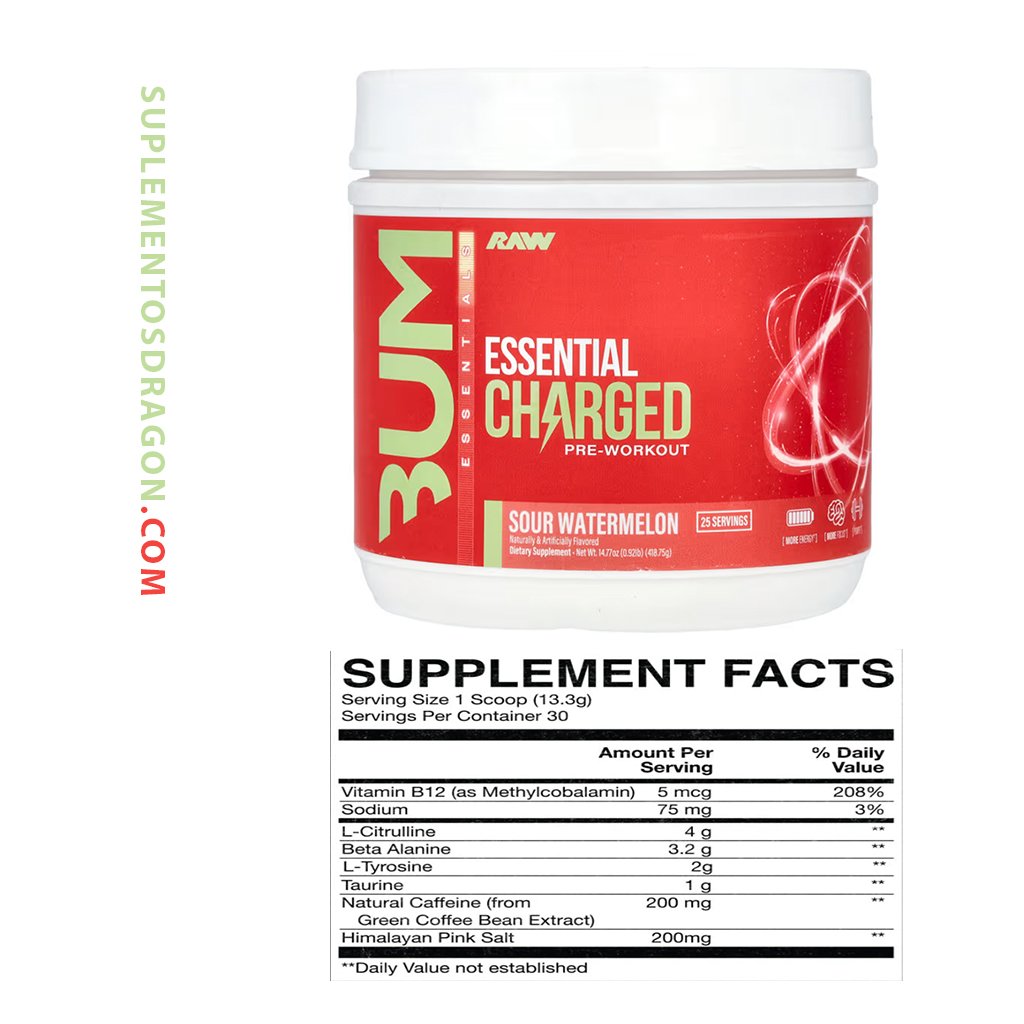RAW ESSENTIAL CHARGED 25 SERV