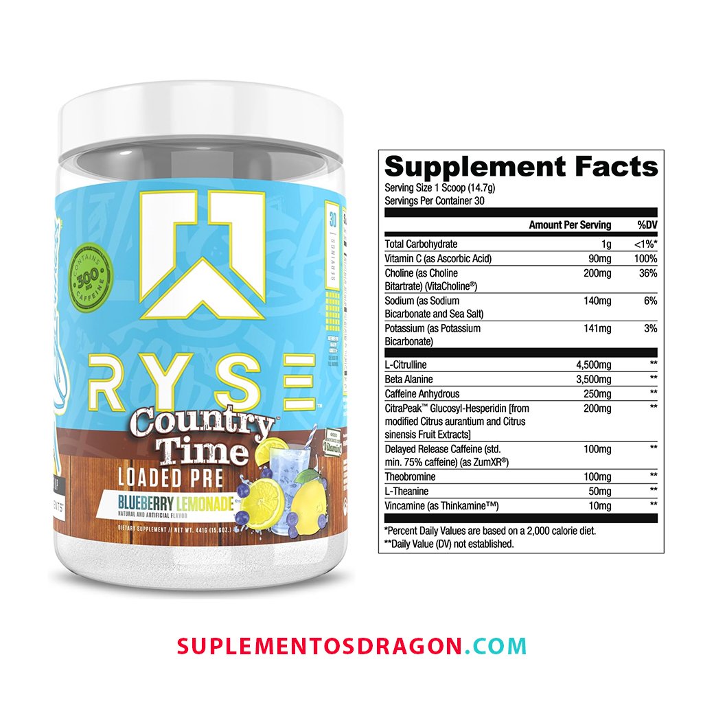 RYSE LOADED PRE COUNTRY TIME - 30 SERVICIOS