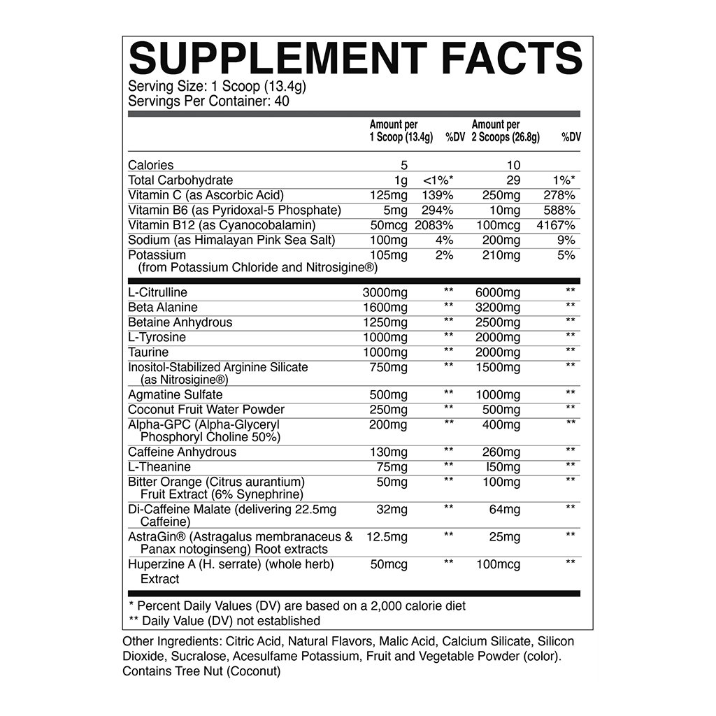THAVAGE CBUM PRE WORKOUT - 40 SERVICIOS - Image 2