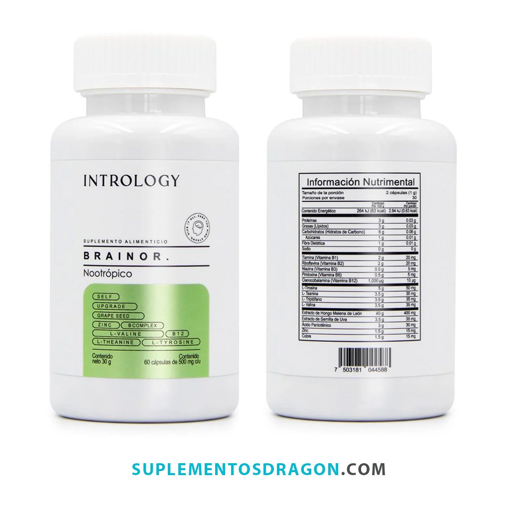BRAINOR NOOTRÓPICO - 60 CAPS