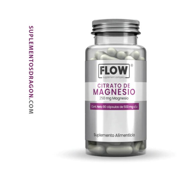 CITRATO DE MAGNESIO FLOW - 90 CÁPSULAS / 500 MG.