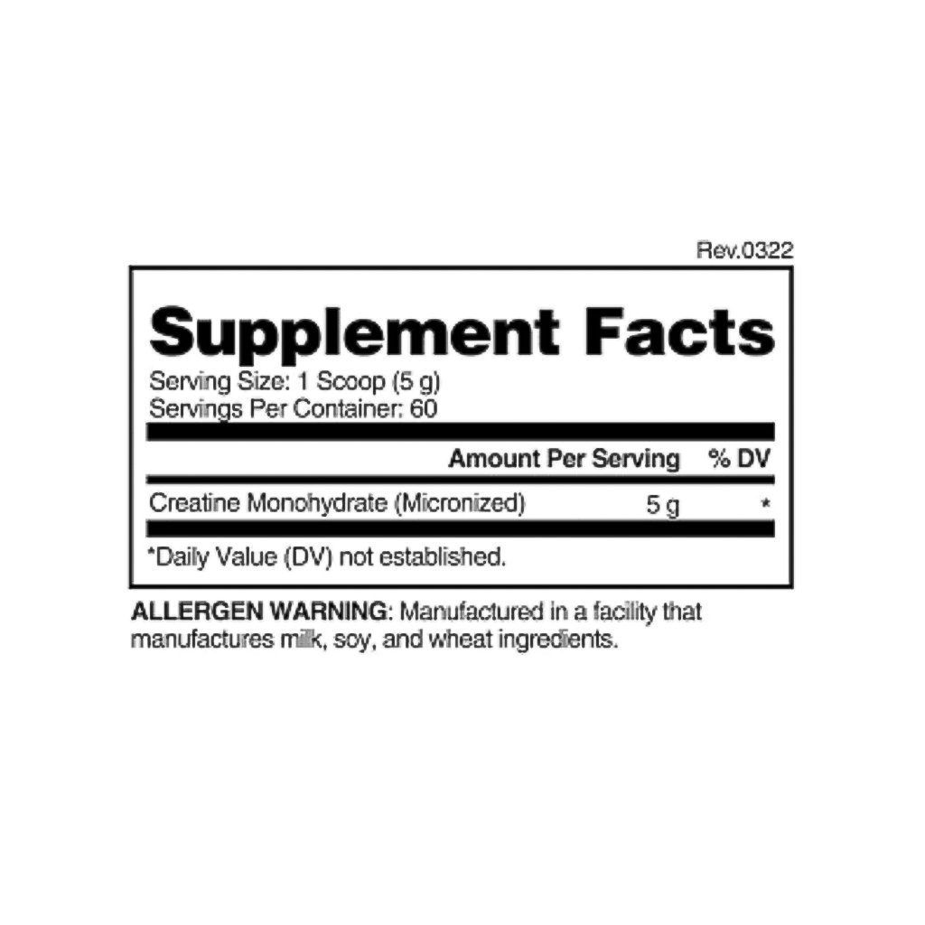 CREATINA EVOGEN - 300 GR SIN SABOR - Image 3