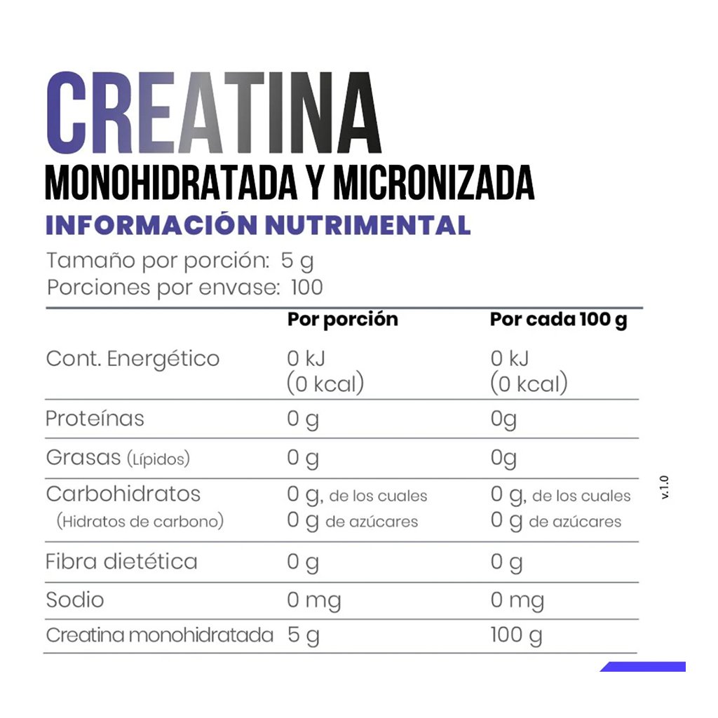 CREATINA MONOHIDRATADA - 500 BTKAMP - Image 3