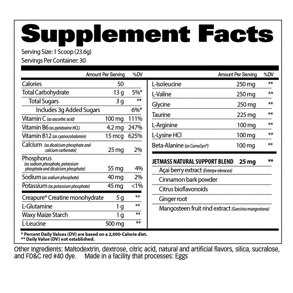 JET MASS - 30 SERVINGS - Image 2