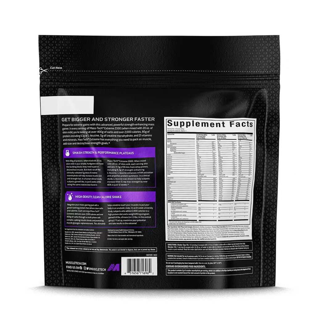 MASS TECH EXTREME - 6 LBS 6 PORCIONES - Image 2