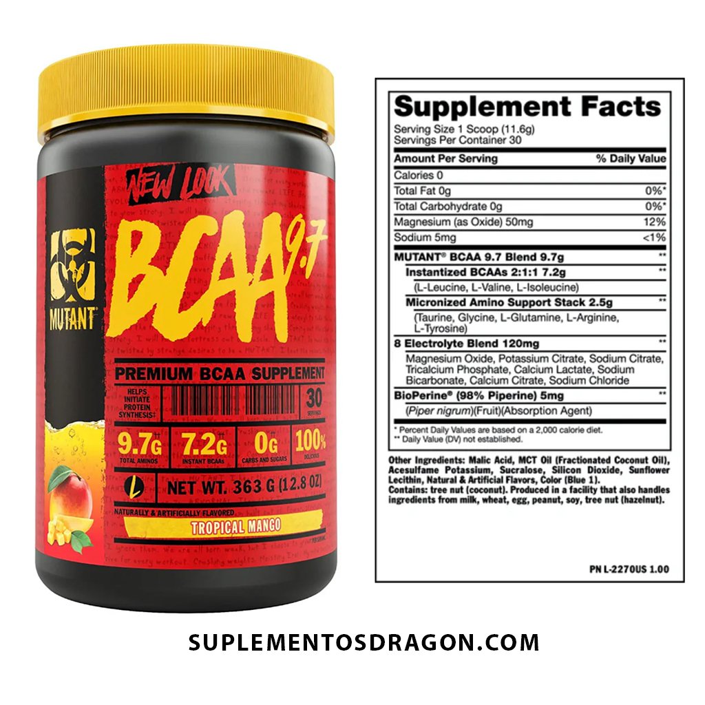 MUTANT BCAA 9.7 - 30 SERVICIOS
