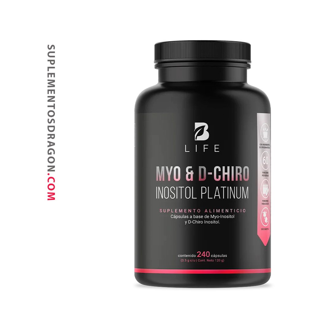 MYO & D-CHIRO -  INOSITOL PLATIMNUM - 240 CÁPSULAS