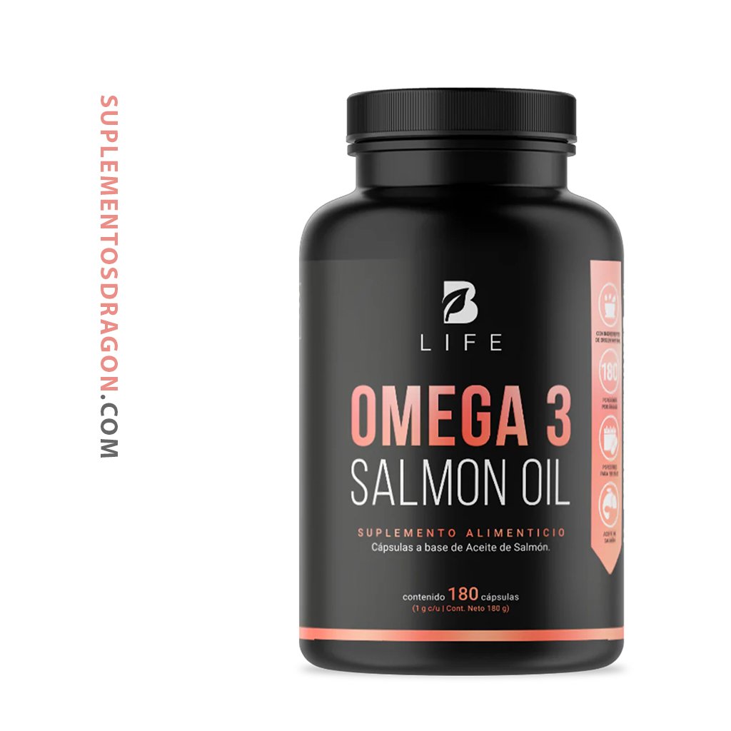 OMEGA 3 ACEITE PURO DE SALMÓN BLIFE - 180 CAPSULAS